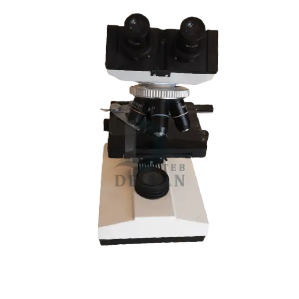 میکروسکوپ دو چشمی چینی سفید رنگ